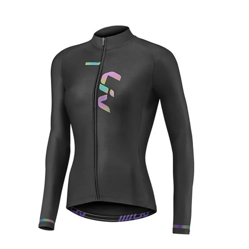 Maillot De Cyclisme Femme ARSUXEO – Manches Longues – Respirant – Veste De Course VTT