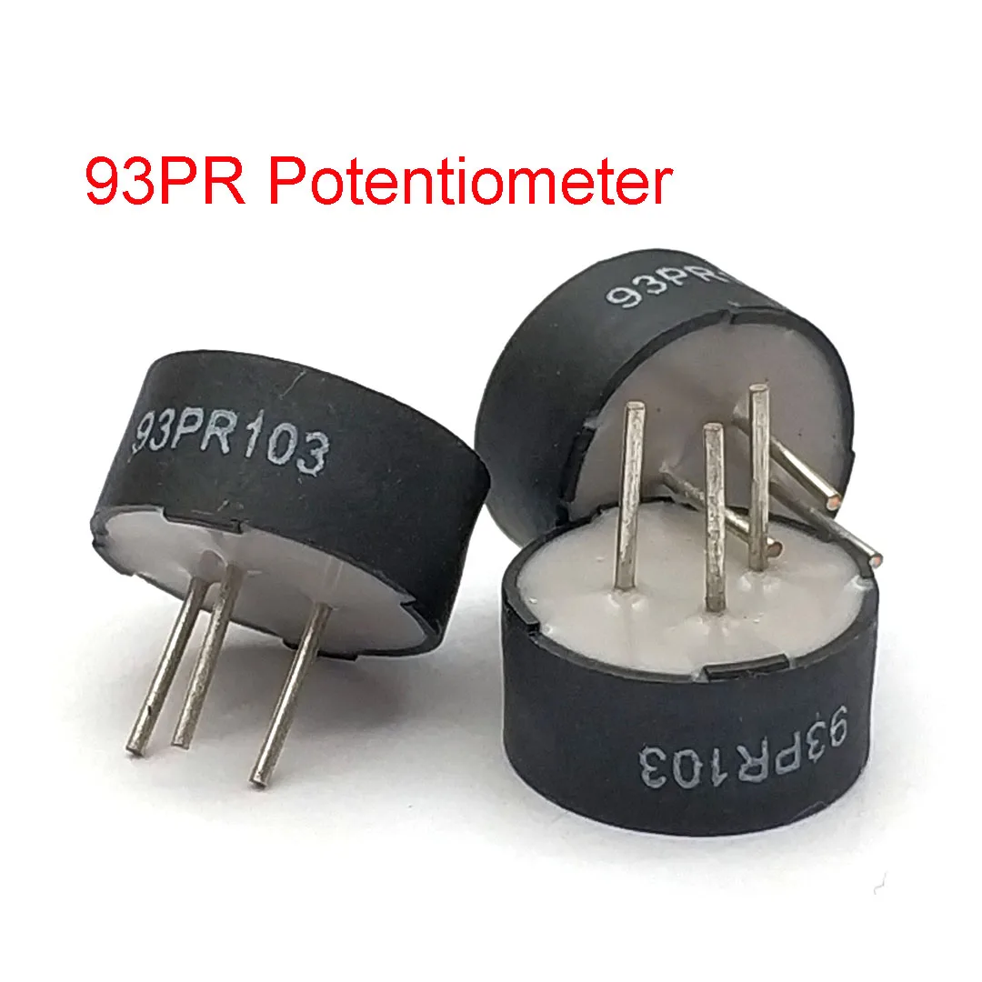 30Pcs93PR10293PR103GlassGlazePotentiometer93PR1K10KwithScale