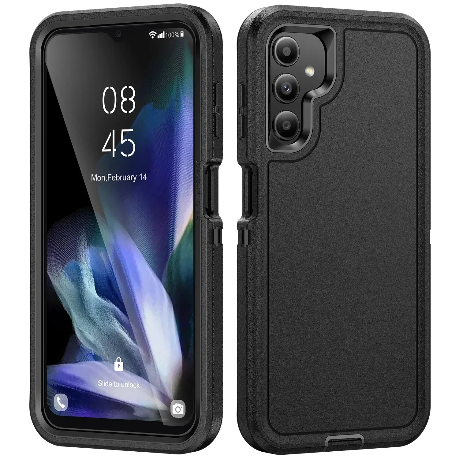 Luxury 3-in-1 Armor Bumper Hard Protective Phone Case