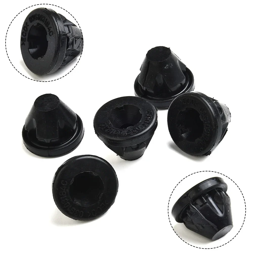 5pcs Car Engine Cover Grommet Washer Gasket 03G103184C For Bora Golf A3 S3 Passat Fentor Ibiza Leon Touran Roomster Superb
