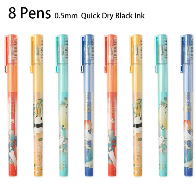 2 Pcs Deli Kakao Friends Gel Pens 0.38mm Cartoon Cute Pen Cool Pen Korean  Stationery Pens Kawaii School Supplies Kids Gift Prize - AliExpress