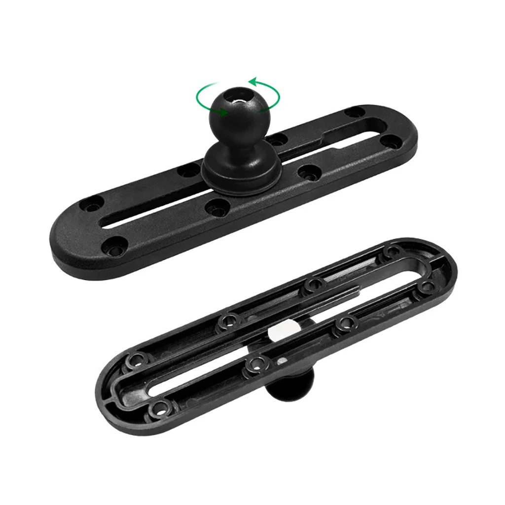 BOXOB Braccio di Montaggio Sfera da 20mm a 17mm, Nero Lega di Alluminio