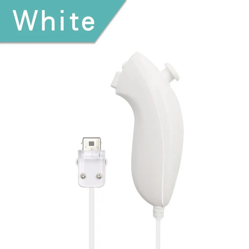 Wireless Remote Gamepad Controller Compatible Nintendo Wii Console Nunchuck Remote Control Joystick Joypad Optional Motion Plus 