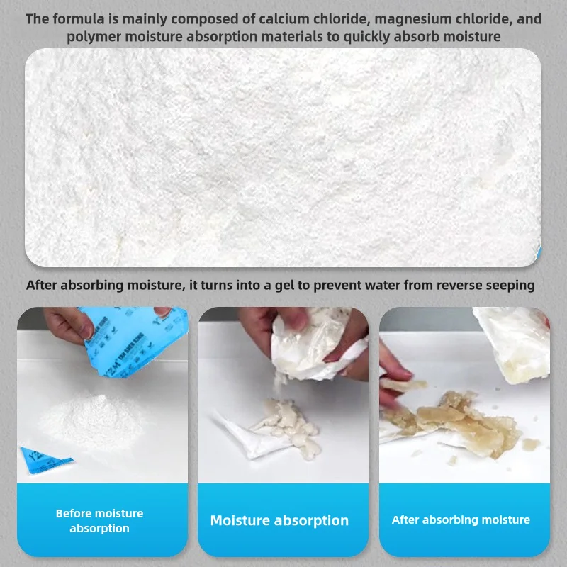100g Calcium Chloride Desiccant Handicraft Leather Goods Shoes Clothing Dehumidifier Industrial Moisture-proof Agent 6