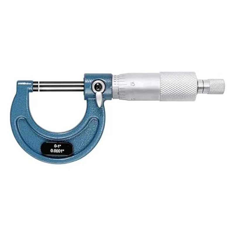 AB15-외측 마이크로미터, 0-1인치 기계공 마이크로미터, 0.0001인치 눈금 마이크로미터 세트, 정밀 마이크로미터 기계공 도구