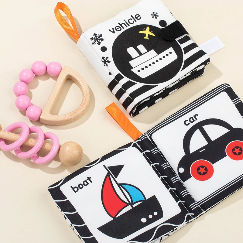 Wooden Baby Rattle Set Colorful Toddler Toy