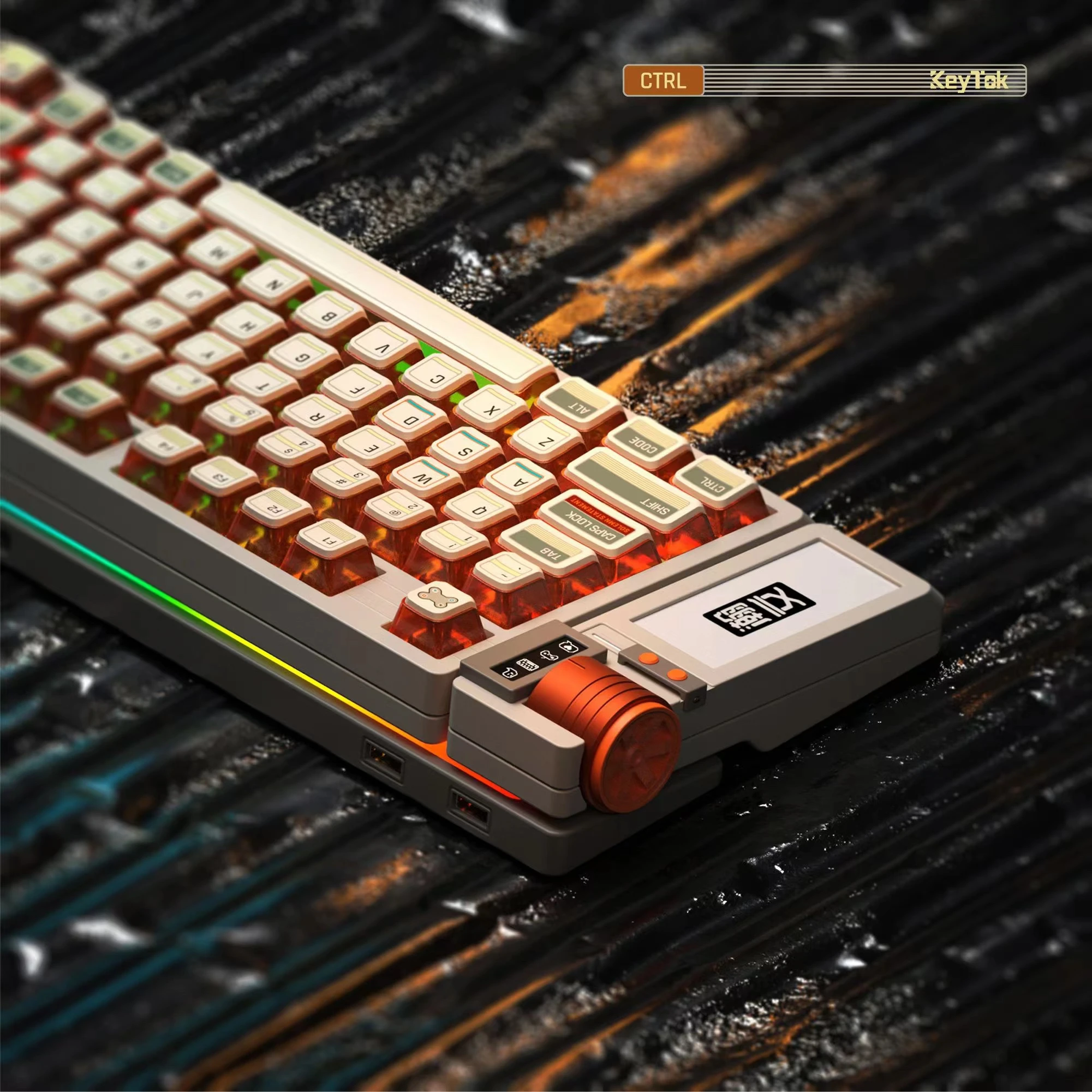 Custom Keycaps For Mechanical Keyboard,ctrl Colorway,opaque Top,clear