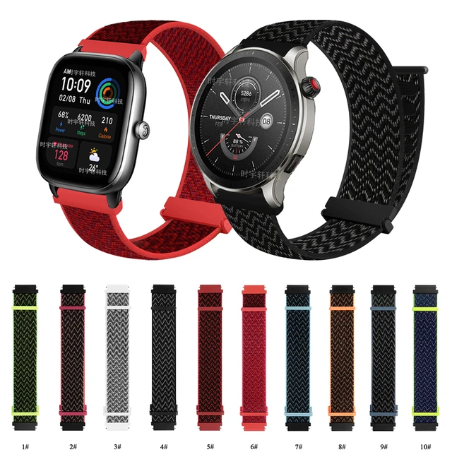 Comprar Correa de repuesto para reloj Amazfit GTR Mini GTS 4, banda de  silicona + funda protectora de TPU suave, cobertura completa para Amazfit  Bip 3 Pro GTS 3