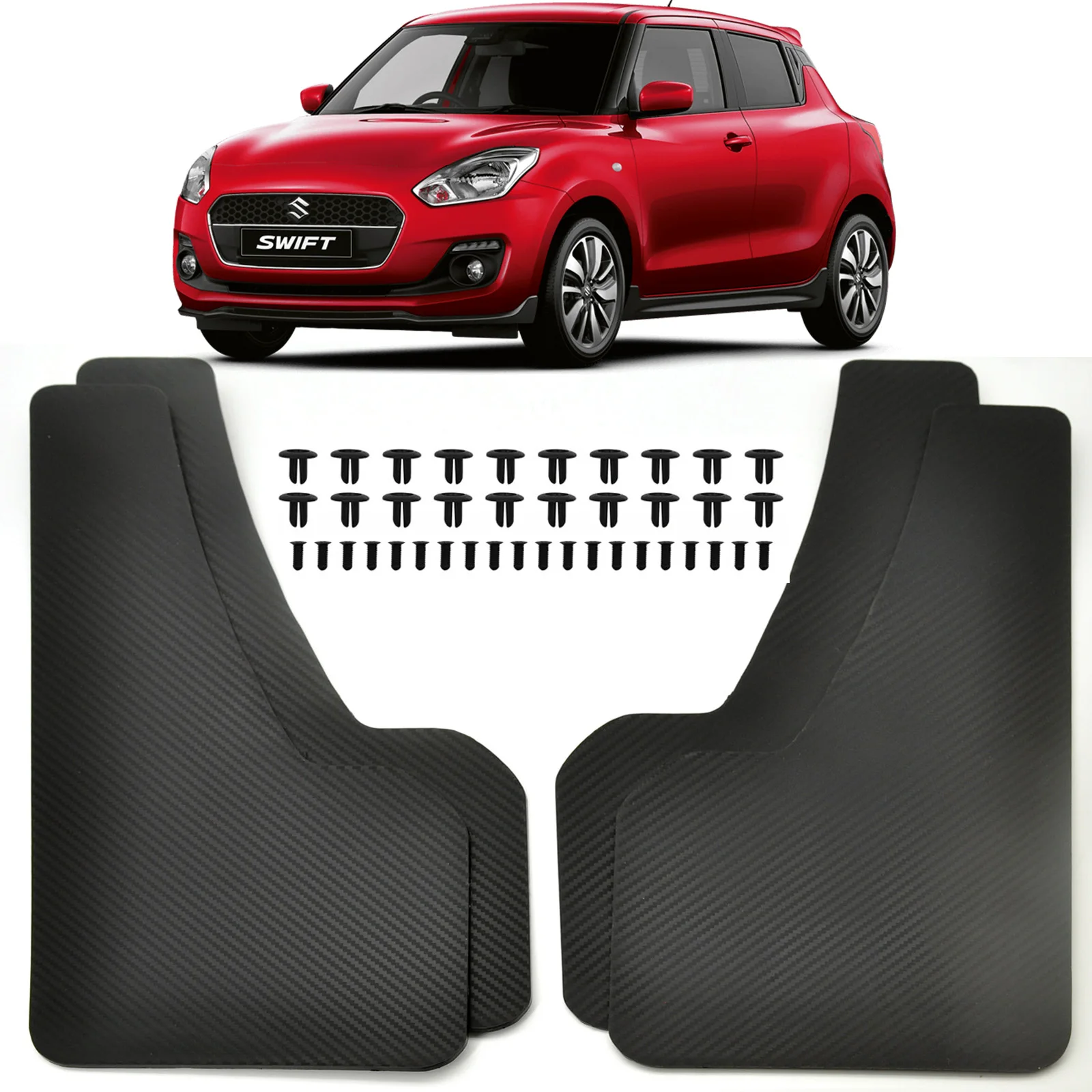 Set Mudflaps Mud Flaps Splash Guards Mudguards For Suzuki Swift 1 2 GTI