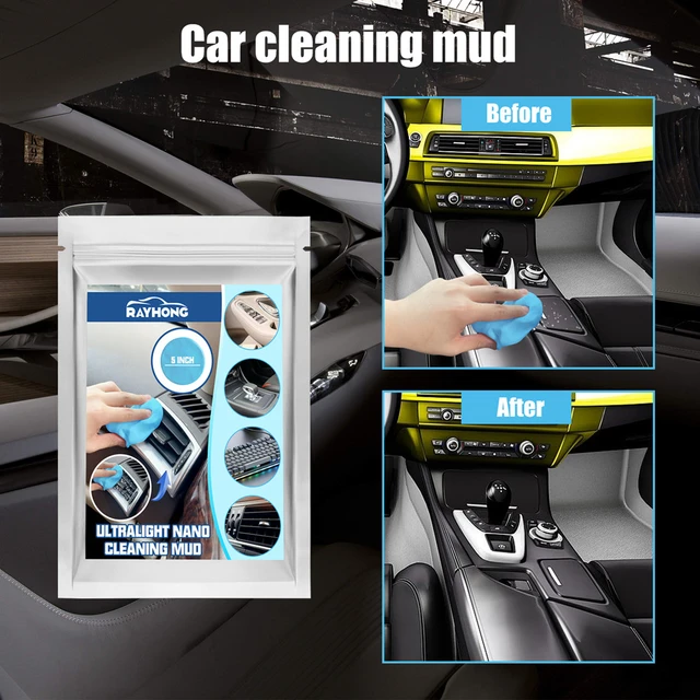 Gel de limpieza Interior de coche, removedor de polvo mágico, pegamento  para ventilación de coche, ordenador, teclado, limpiador de suciedad,  accesorios de Gel de limpieza automática - AliExpress