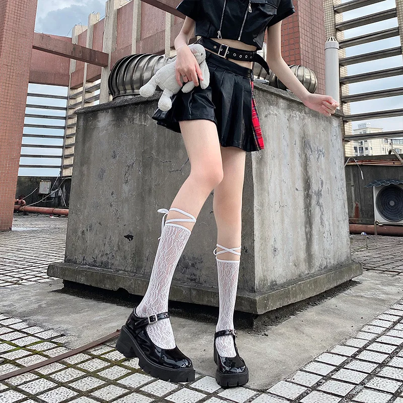 Chaussure Mode Chaussette Haute Femme Chaussettes Hautes En