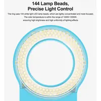 إضاءة ميكروسكوب RELIFE RL-033M (عدد 144 ليد) – تركيز عالي وتوصيل USB 4