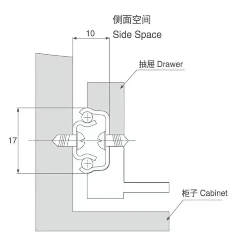 Drawer Steel Ball Slide Heavy Duty 10-15kg Fully Extension Micro Ball Guide Bearing Drawer Slide Runner 8/10/11/14/16 inches drawer slides