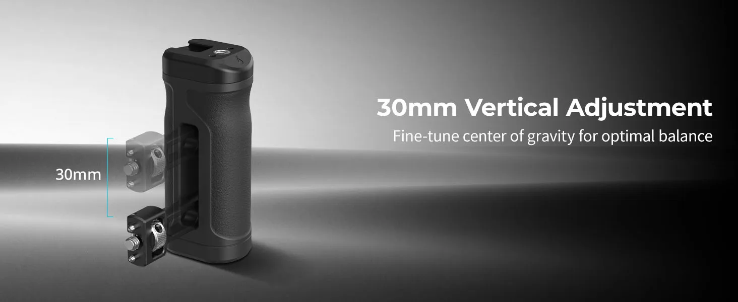 SmallRig Mini-Seitengriff mit 1/4''-20 Positionierungsschraube Kamerakäfig-Griff für Sony für DSLR 30mm 1,2 Zoll vertikale Verstellung 5946 – Detail 5
