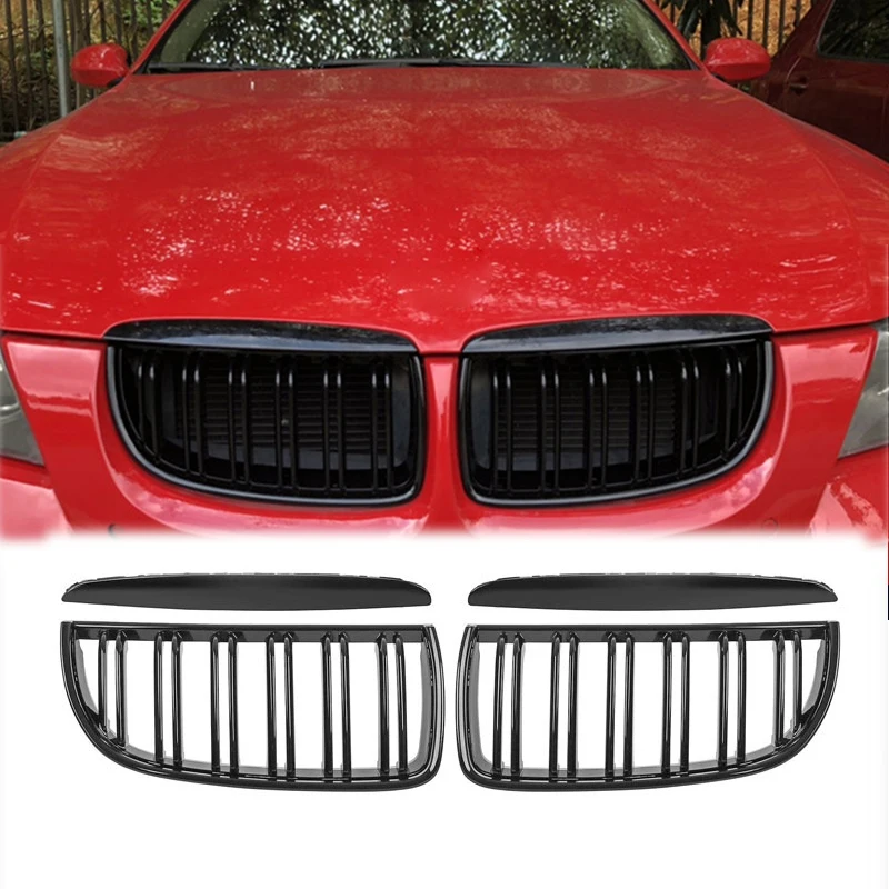 Front Grille Car Bumper Grille Abs Fit For Bmw 3 Series E90 E91 2005 2006 2007 2008