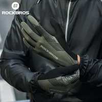 ROCKBROS Touch Screen Cycling Gloves Full Finger Summer Breathable MTB Road Bike Riding Racing Gloves Women Men Bicycle Glove 2