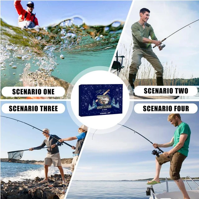 Advent Calendar Fishing Christmas Countdown Fishing Tackle Advent