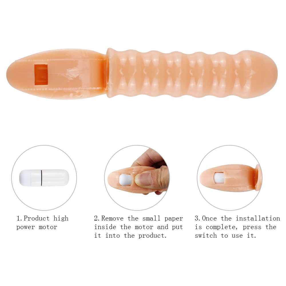 Vibratori da dito in silicone Riutilizzabili Masturbazione Vibratore Massaggio Prostata Intensa stimolazione del clitoride_voghion.com