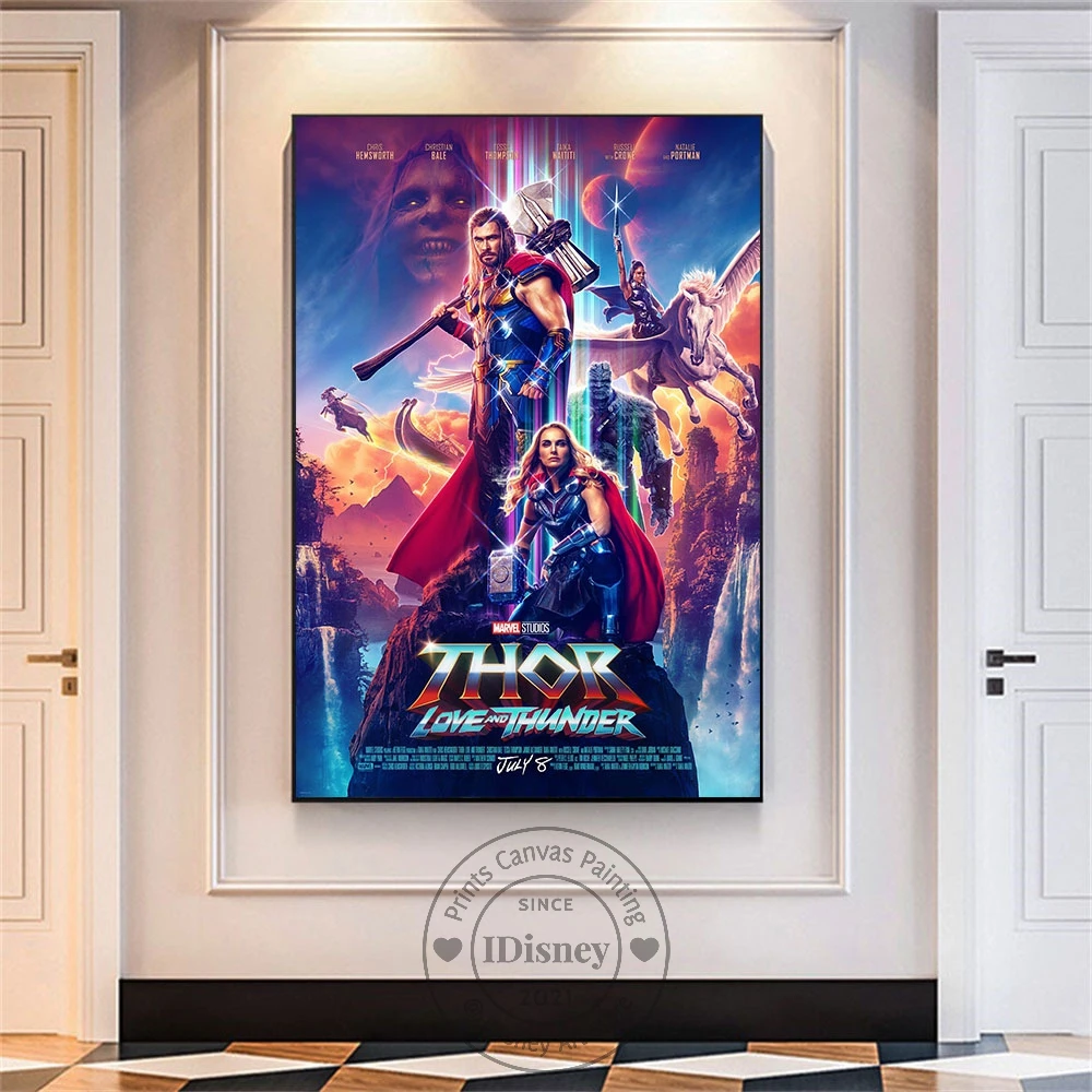 Disney marvel quadros em tela vingadores superheoro filme cartaz de  impressão vingadores: endgame arte da parede imagem para decoração de casa  - AliExpress