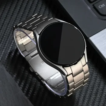 삼성 갤럭시 워치 4/6 클래식 티타늄 메탈 스트랩, 럭셔리 비즈니스 팔찌, 갤럭시 4, 5/6, 47mm, 43mm, 42mm, 46mm, 5 프로, 45mm 상품 이미지