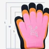 Skating Gloves Figure Skating Gloves Cotton Non-Slip Winter Warm Stretch Glove Children Kids Cycling Gloves For Ice Sports 4