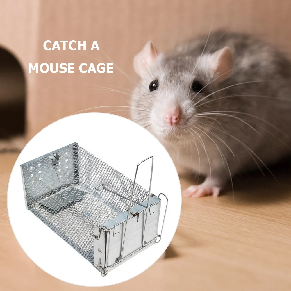 Mouse Trap Rats Cage for Household Mice Catcher Automatic Rat Traps Pet  Control