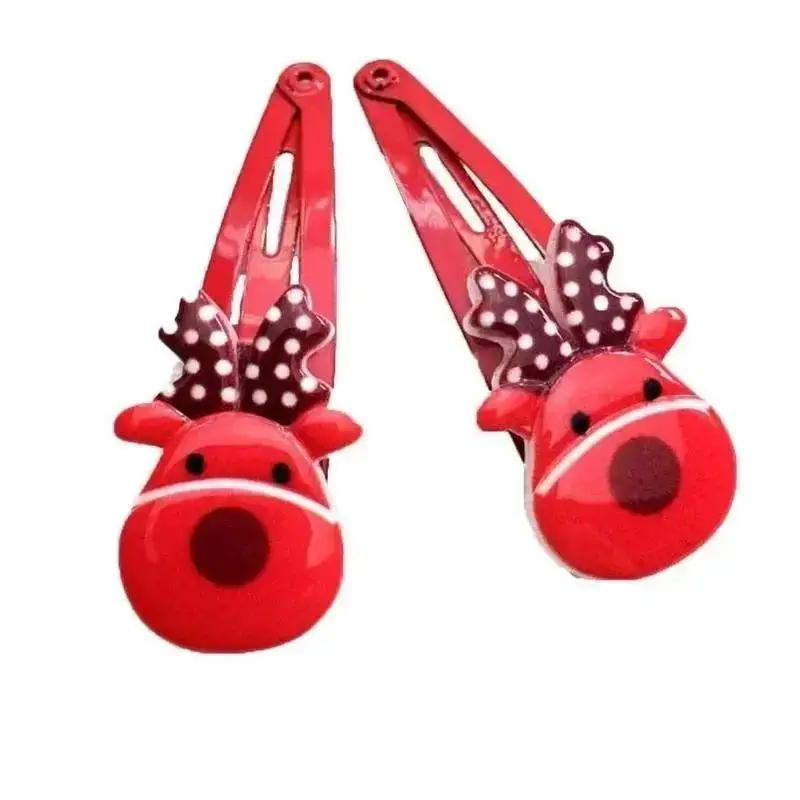 10 Pcs Kids Girl Candy Hairpin Baby Hair Clip Christmas Barrettes Christmas Headbands Suitable Grils Festival Decoration Clip