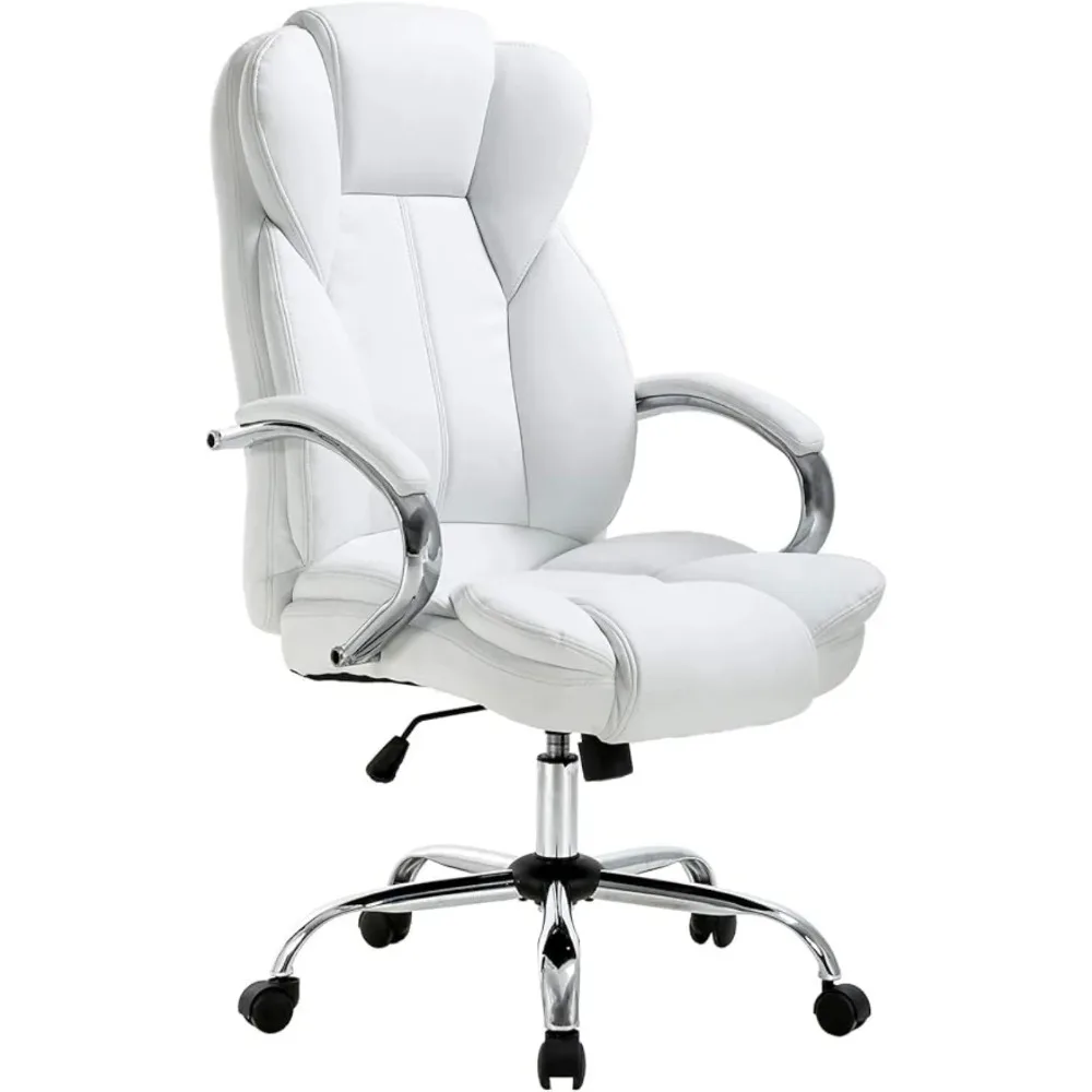 Administrative Adjustable High -back PU Leather Task Rolling Transfer Chair Furniture Ergonomic Office Chair Gamer Chairs Mobile