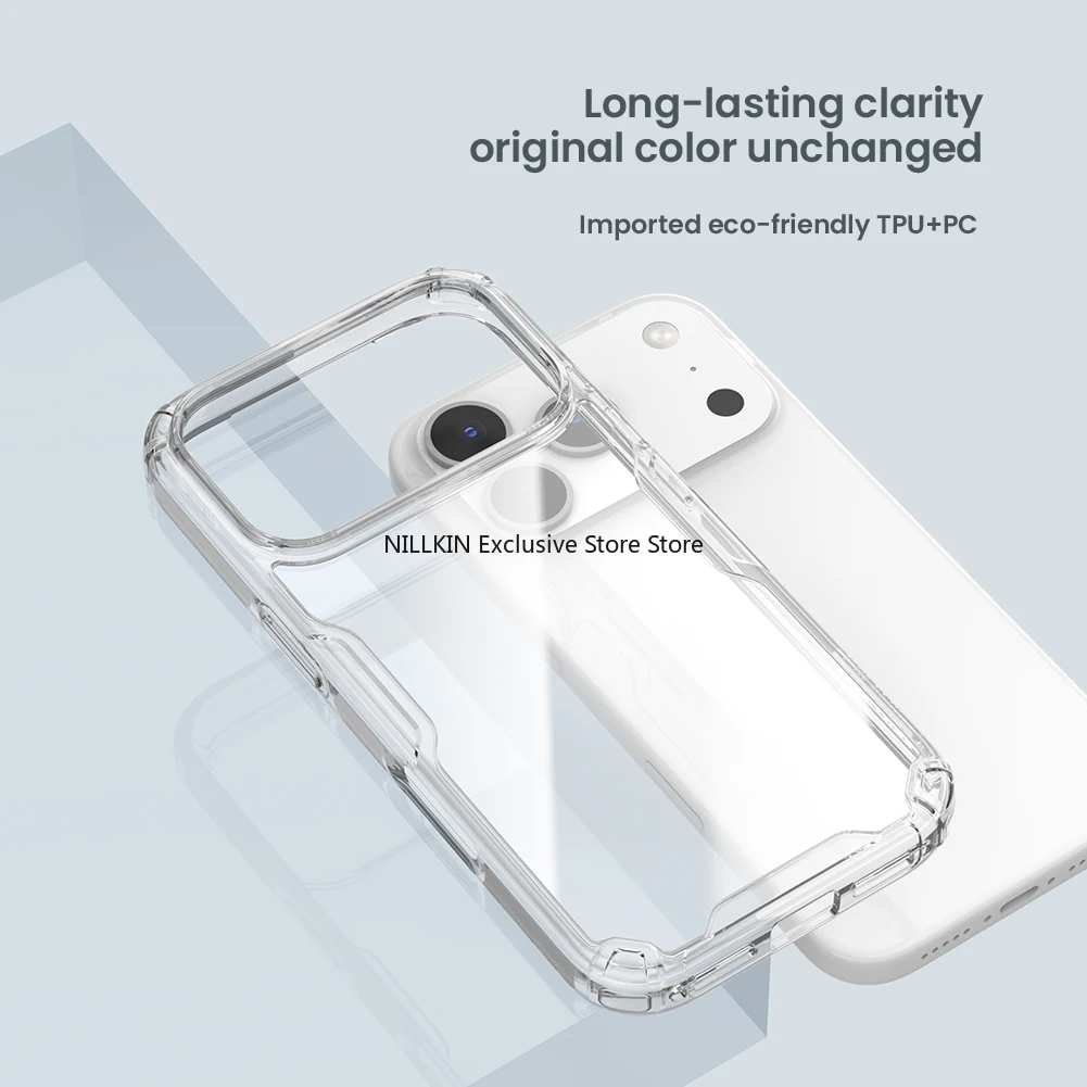 Transparent Minimalist Shockproof TPU Pro Phone Case by Nillkin