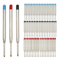 5/10/20/30pcs L:3.9 In Ballpoint Pen Refills for Parker Pens Medium Point blue Black Ink Rods for Writing Office Stationery 1
