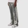 Color Block Jeans Men Stretch Print Straight Denim Pants 2024 Autumn Winter Fashion Harajuku Denim Trousers High Quality Jeans 3