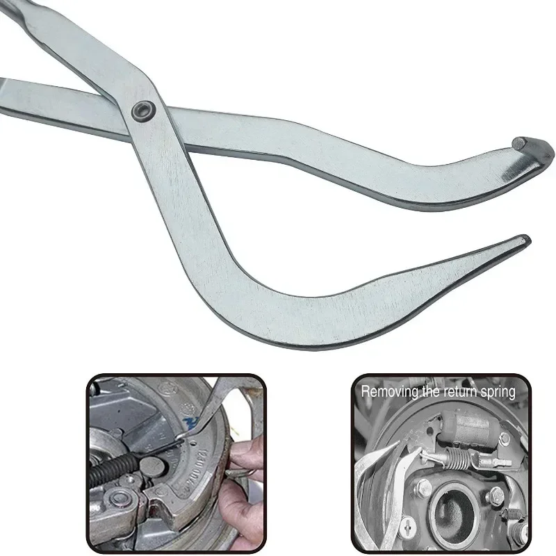 

31cm 12" Spring Disassembly Pliers with Sleeve for Drum Brake Adjustment Removal Car Repair Shoe Brake System Hand Tools