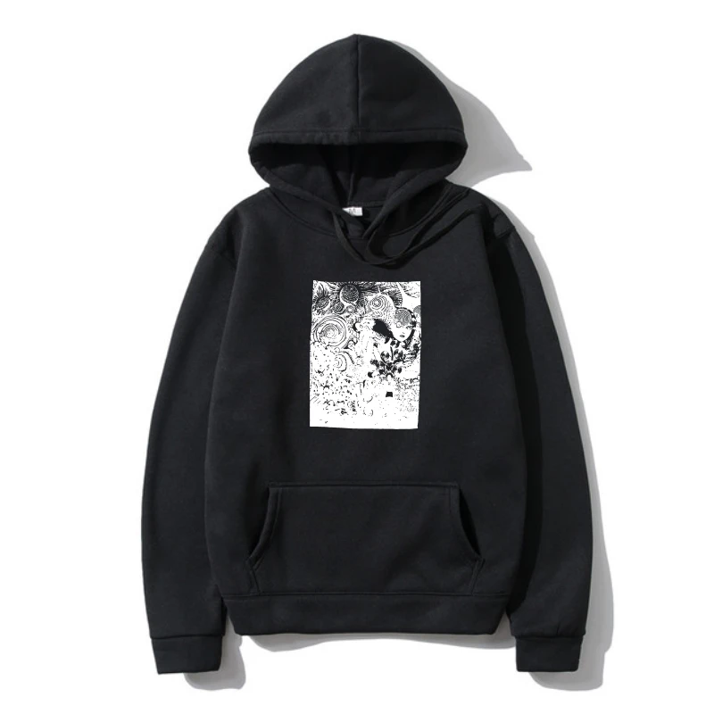 

Junji Ito Uzumaki Outerwear With Pocke Black Cotton 100% Ask For Autumn