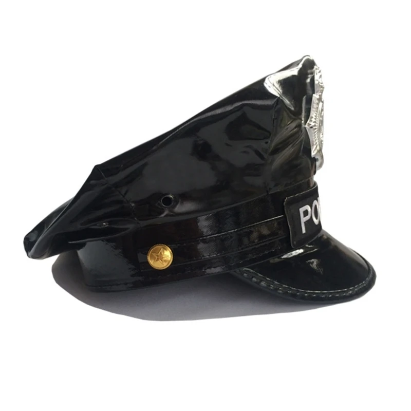 Costume Hat for police Officer Newsboy for Women Costume Halloween Party Props costume hat