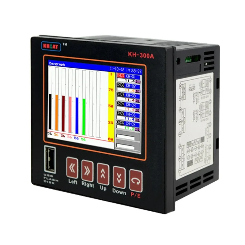 

Customization Universal Lcd Data Logger Pressure Paperless Chart Recorder with 6 Channels Input Temperature Paperless Recorder