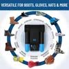 Foldable & Compact Boot Dryer & Boot Warmer with Timer, Fast 2-Hour Drying, Quiet Operation, Heavy-Duty Shoe Dryer–2 Tube Design 5