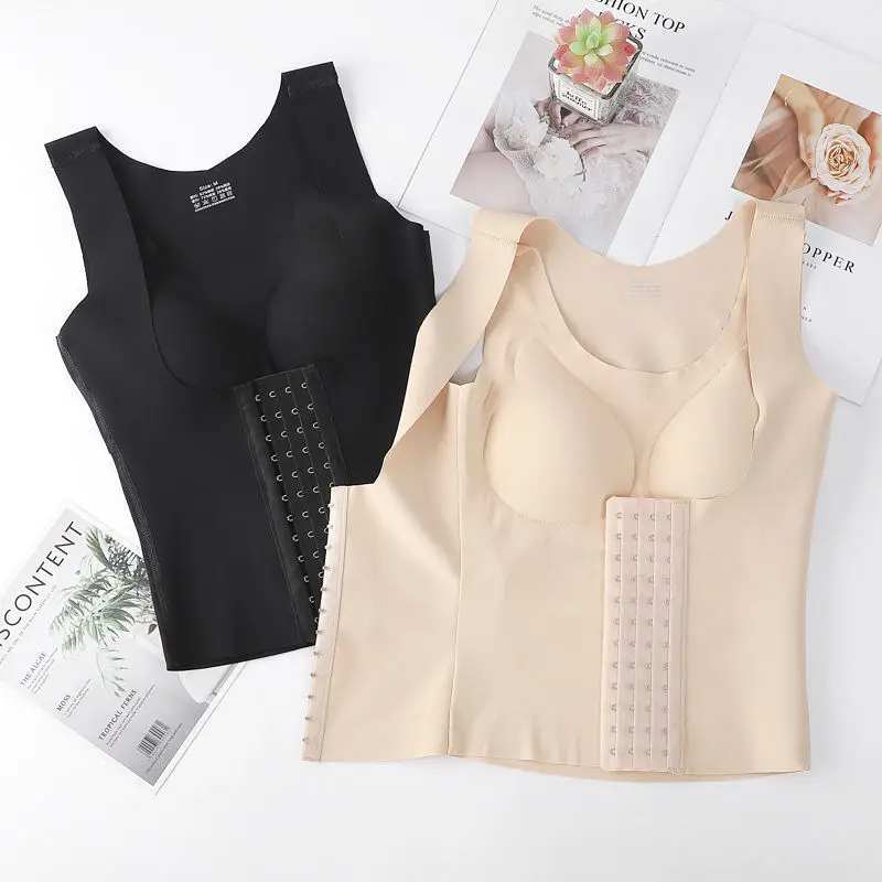 Three In One Bra Shaping Suit For Women'S Chest Support Seamless Shaping Correction Hunchback And Waist Shaping Suit A3482