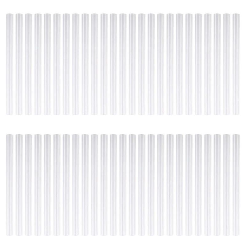 50Pcs 100mm x 7mm 접착제 총을위한 도매 뜨거운 명확한 용해 접착제 접착제 스틱