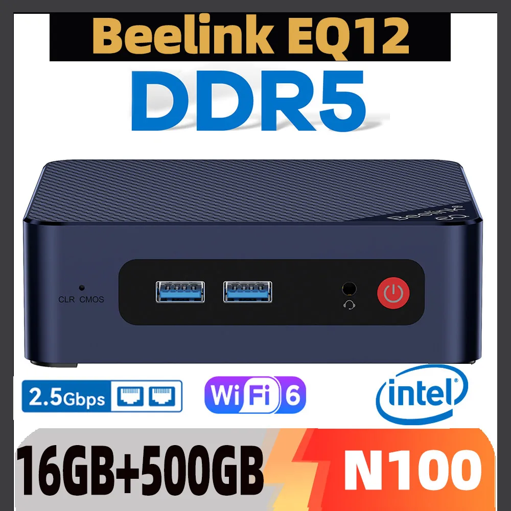 Beelink eq12 pro win11 mini pc 12. gen intel alder see n100 16gb ddr5 ...