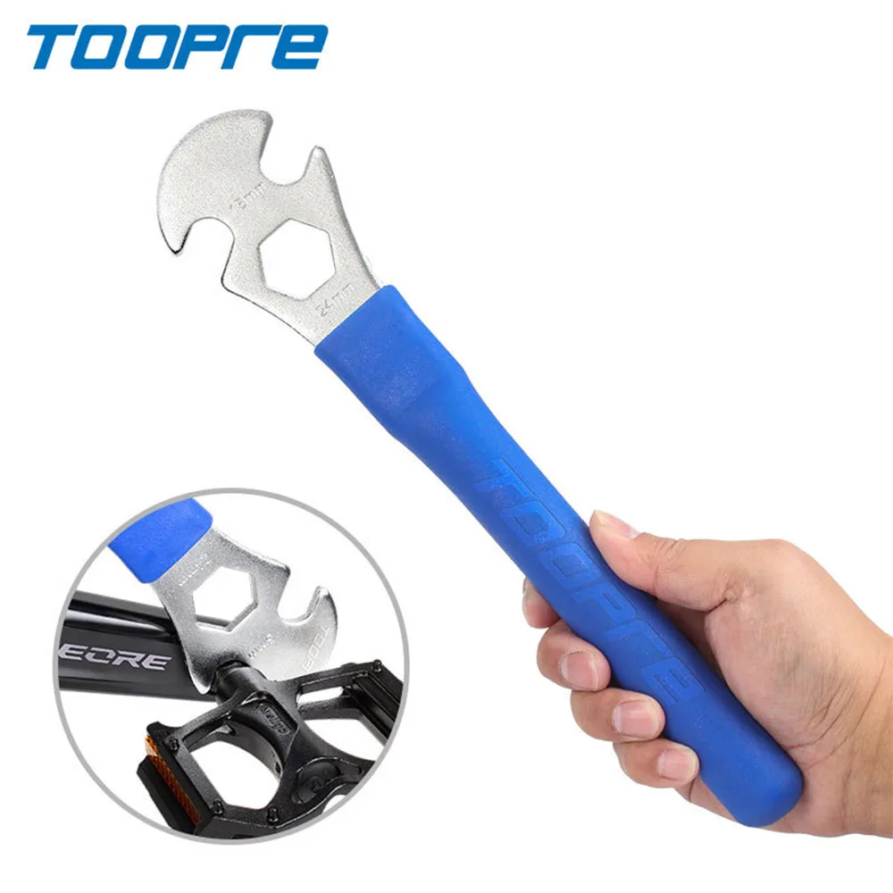 Bike Wrench Bike Pedal Wrench Extra Long Handle Pedal Spanner
