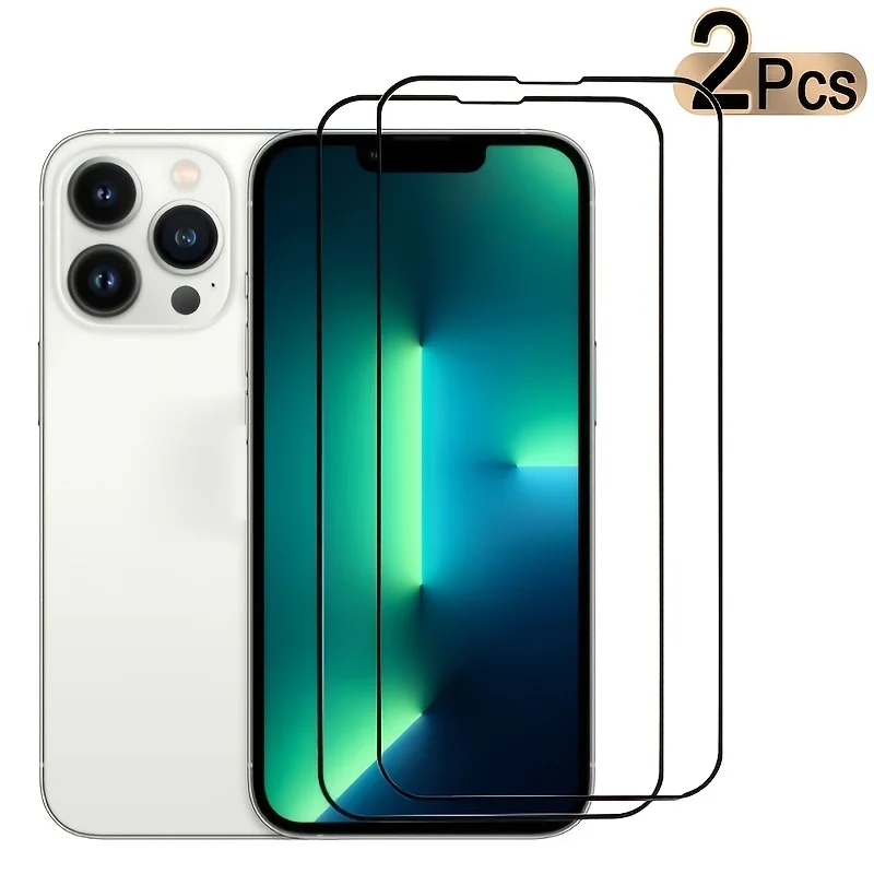 

2 шт., защитное закаленное стекло для IPhone 14 13 12 11 Pro Max 14 Plus 12 13 Mini 7 8 Plus 6S