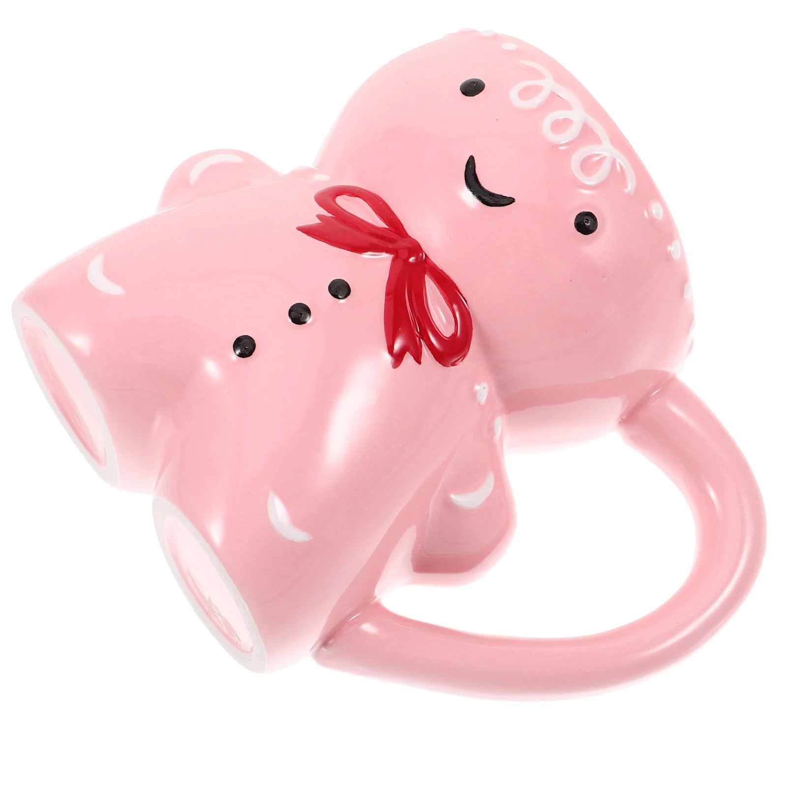 

Gingerbread Man Mug Ceramic Christmas Coffee Mugs Cute 3D Gingerbread Man Cup Novelty Mug Handle Milk Tea Cup Drinking Glasses