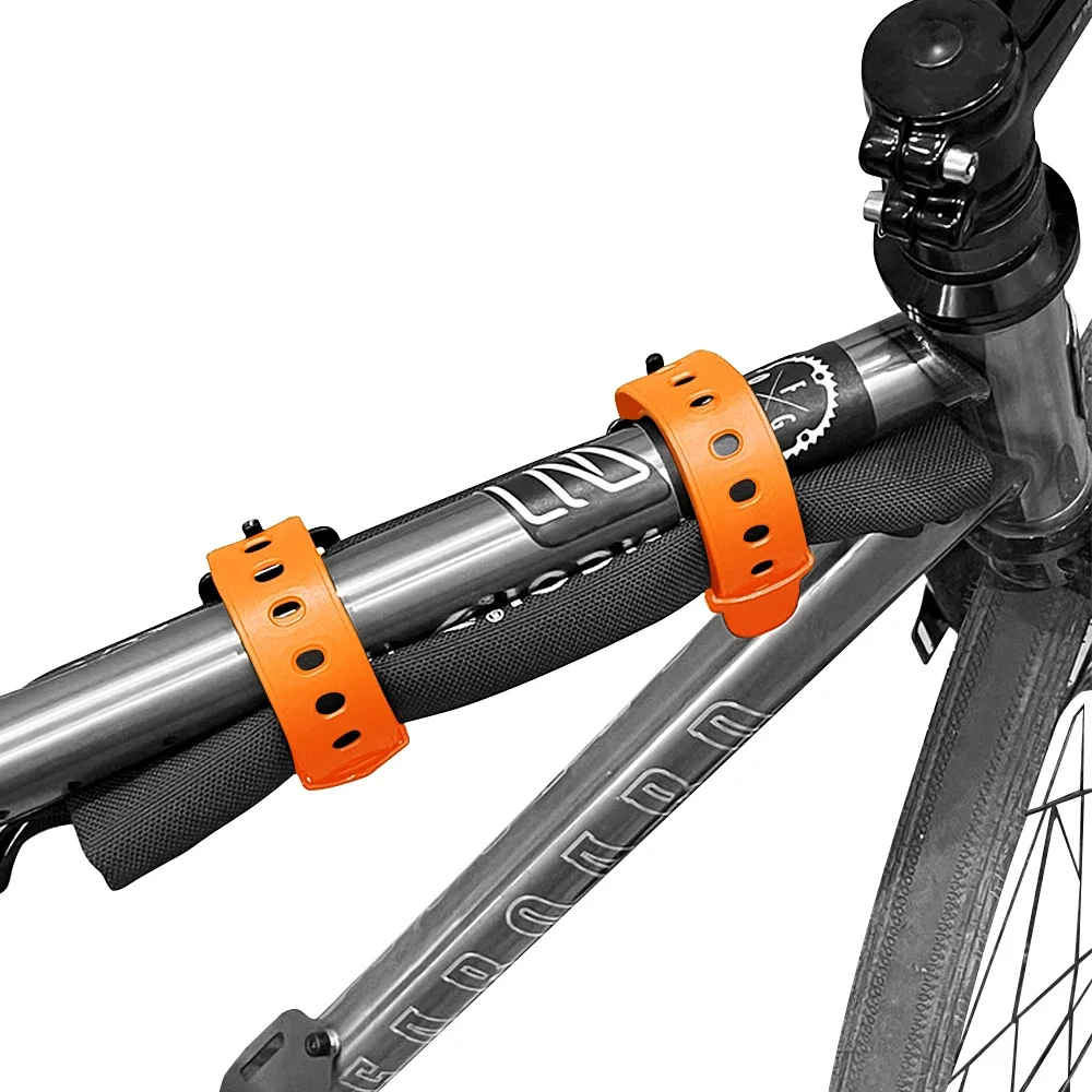 Set of 2 Soft Rubber Straps for Cycling and Gear Securing - 50cm & 70cm