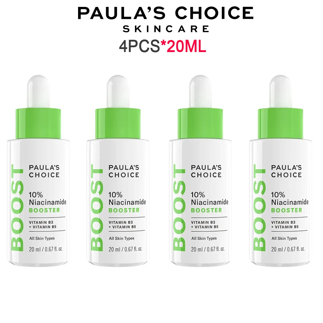

4PCS Paula‘s Choice Skin Care BOOST 10% Niacinamide Booster With Vitamin B3 And Vitamin C Serum Pore Minimize Face Makeup 20ml