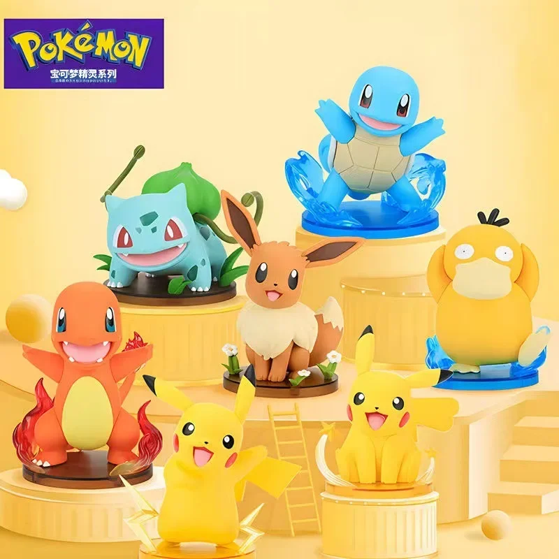 

Pokemon 18-20Cm New Cartoons Movie Anime Figure Pikachu Mewtwo Charmander Blastoise Gurado Pet Action Model Toy Gifts Festival