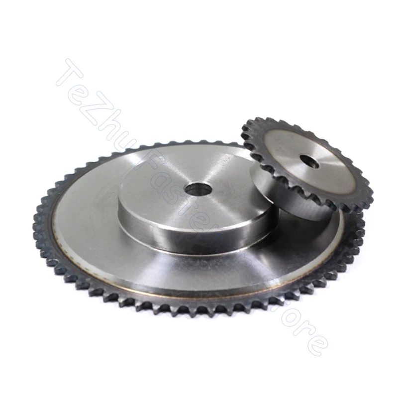 1pc 39-80 Tooth 04C Chain Drive Sprocket 45# Steel Chain Gear Pitch 6.35mm 25H Industrial Sprocket Wheel Process Hole