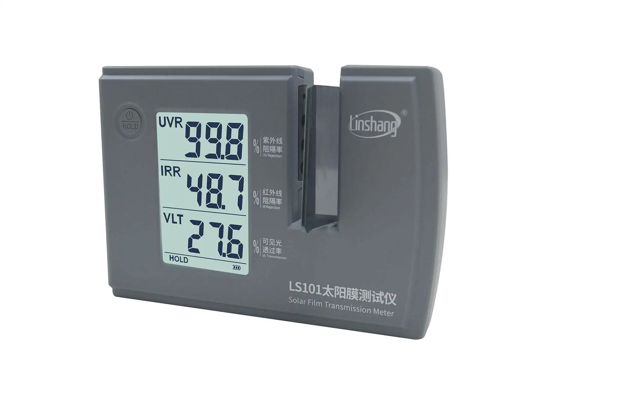 Solar Film Tester Window Tint Measurement Device LS101 20mm Measuring Thickness Simple Operation UV 365nm and IR 940nm VLT Stick 5
