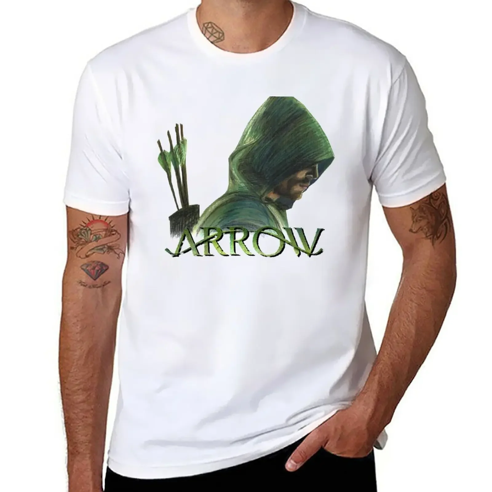 

Green Arrow T-Shirt shirts graphic tees oversizeds graphics mens graphic t-shirts funny