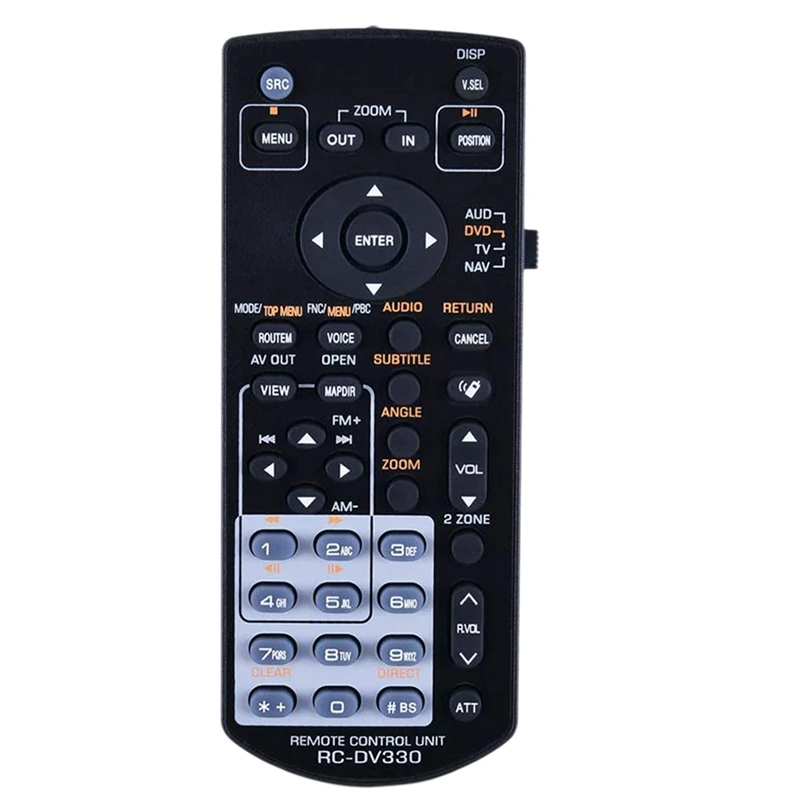 

RC-DV330 Remote Control For Kenwood Video Nav DDX512/DDX5032/DDX714/DDX812/DDX812/DNX5120/DNX6140 Replace Remote Fit