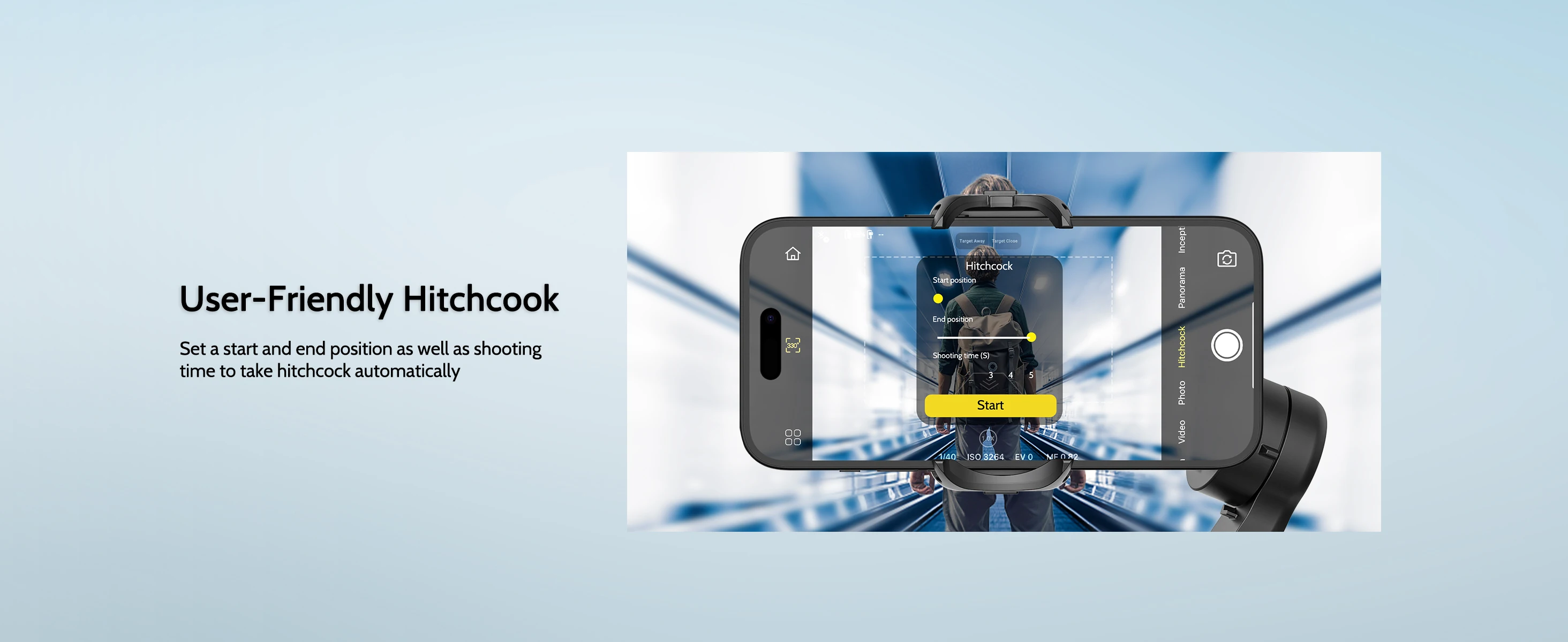 AOCHUAN Smart XPro Smartphone 3 Axis Gimbal Stabilizer For iPhone and Android Smartphone Shooting Video With fill light effect
